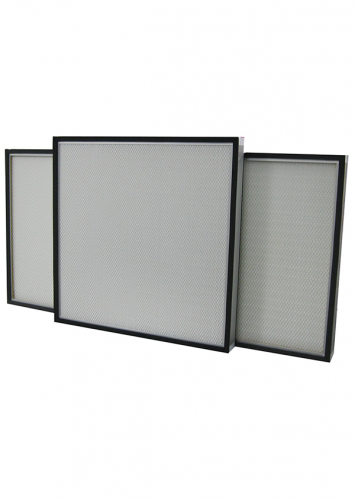 Mini pleated standard ultra-high efficiency air filter (ULPA)